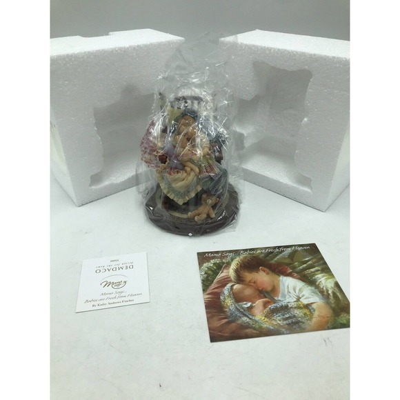 Mama Says Babies Are Fresh From Heaven Boy Figure Kathy Andrews Fincher 55080 - Picture 3 of 7